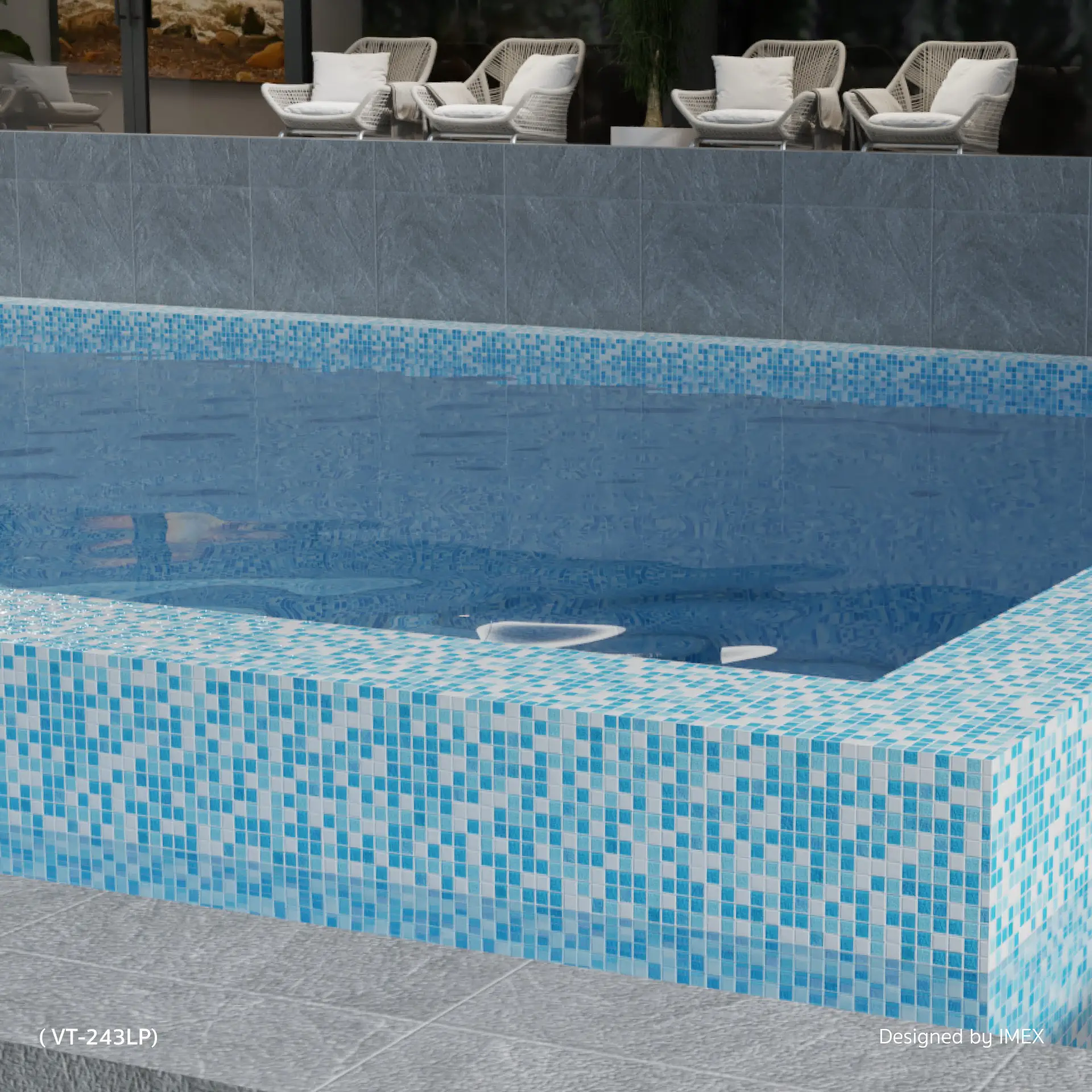 Blue Ocean Glass Mosaic Gallery